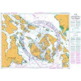 British Admiralty Nautical Chart 4951: Juan de Fuca Strait to/a Strait of Georgia